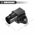 Motoforti Map Manifold Air Pressure Sensor Absolute Replacement For Honda Cr-v 2 0l L4 1997-2001 Plastic No 37830-p8e-s00 Black