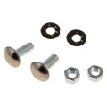 Bumper Bolt Kit Stainless Steel With Hex Nut 3 8 In 16 Thread Size Round Head 2 Pieces Alx-pau-mm-45364-cl360a50 