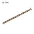 Uxcell 10pcs 3 9mm Metric Diamond Coated Twist Drill Bits High-speed Steel