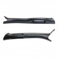 Dodge Ram 1500 2500 3500 2002-2009 Grab Handle Driver And Passenger Side Pair Front A Pillar Trim Molding Black Plastic 