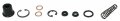 Rear Brake Master Cylinder Rebuild Kit For Klx650 1993 1996 Heavy Duty Repair Set With Cup Seals Copper Washers And O Rings 