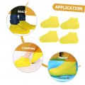 Osaladi 2 Pairs Latex Shoe Covers Rubber Protector Rains Cover Cycling Overshoes Shoe For Indoors Wear-resistant Shoes Outdoor