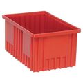 16-1 2 L X 10-7 8 W H Red Dividable Grid Container 1 