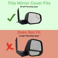 Spieg Passenger Side Mirror Cover With Small Housing For 2014-2023d Transit Connect Rh Textured Finish View Cap Replacement For
