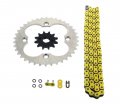 Fits Honda Trx250r 250r 520-92 Yellow O Ring Chain Sprocket Silver 12 38