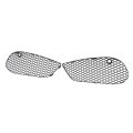 Keenso 2pcs Front Bumper Fog Light Grille Cover High Strength Material Stylish Design Easy Installation For Cclass A205 Amg