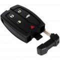Keyless Entry Remote Fob Shell Case Replacement For 5 Buttons Uncut Car Key Land Rover Freelander 2006 Lr2 2008-2012 2pcs Fcc 