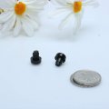 Uxcell 20pcs 6mm Black Stem Bumpers Glide Patio Outdoor Furniture Glass Table Desk Top Anti-collision Embedded