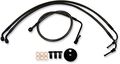 La Choppers La-8011b19m Complete Handle Bar Cable Brake Line Kit Component Brakeline 