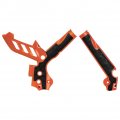 X-grip Frame Guards Orange Black For Ktm 300 Xc 2013-2016 