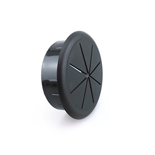 Anzeser 23 8 Flexible Desk Grommet Color Black 3 Pack