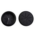Anzeser 2-3 8 Flexible Desk Grommet Color Black 3 Pack 