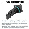 Uxcell Car Mass Air Flow Sensor Replacement No 0280218154 For Nissan Altima 2002-2003