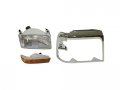 92-96 Ford F150 Bronco Bezel Headlight Signal Light Rh3 Fo2513131 Fo2503114 Fo2521114 