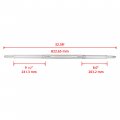 Caltric Rear Axel Shaft With Nut Compatible Polaris Scrambler 400 500 2x4 4x4 2002
