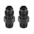 2pcs An4 Male To 1 8 Npt Union Car Flare Reducer Hose Fitting Adapter Universal Aluminum Alloy Fuel Oil Line Pipe Connector 