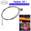 539112439 Choke Cable For Husqvarna Zero Turn Mower Ez 4216 4217 4819 4822 4824 Mz 52 54 61 Rz Series Lawn Replace 539130209