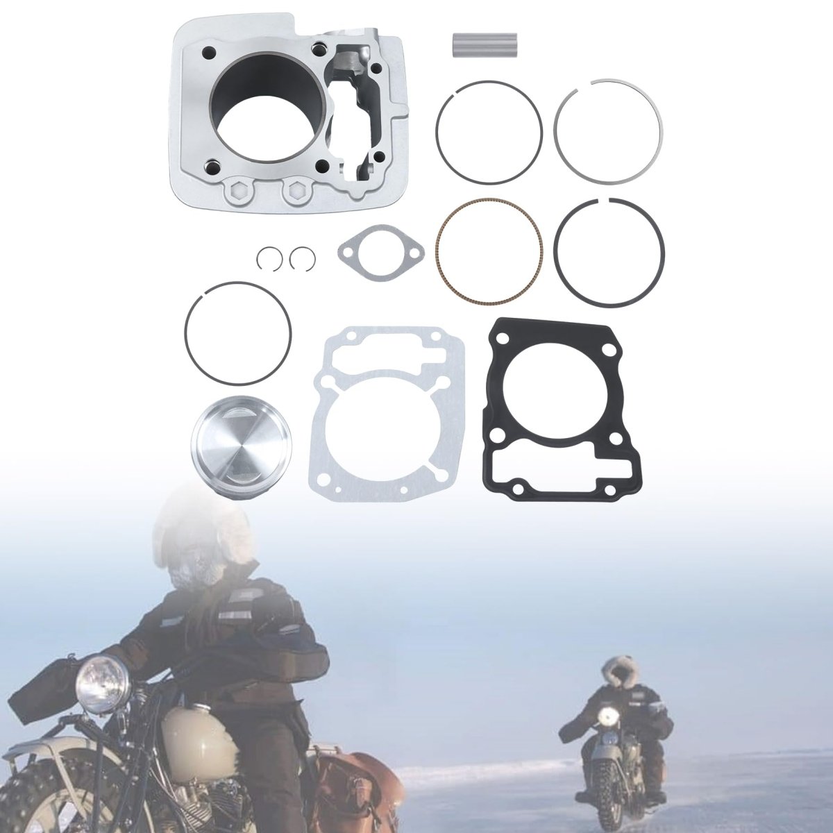 233cc 70mm Cylinder Piston Top End Gasket Kit Replacement For Honda Crf150f 2006 2007 2008 2009 2010-2019