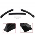 Aintier Black Front Bumper Chin Lip Spoiler Splitter Wing Body Kit Compatible With 2016-2018 For Hyundai Elantra