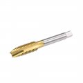 Spiral Point Plug Threading Tap Unc 1 2-13 Thread Ground Threads H2 3 Flutes High Speed Steel Hss 6542 Titanium Coated Round 