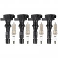 Aintier Ignition Coil Coils Iridium Spark Plugs Uf516 Ford For Mercury Fusion Milan 2006 2007 2008 2009 2 3l L4