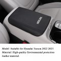 Rifoda Center Console Armrest Cover Suitable For Hyundai Tucson 2022 2023 2024 Scratch Resistance Box Leather Interior