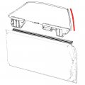 Auto Krafters Compatible Replacement For Vertical Weatherstrip Rear Of Door Glass Lh Rh 68-69 Fairlane Torino Comet Cyclone 2dr