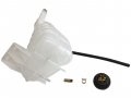 Front Radiator Coolant Reservoir Tank Pressurized With 3-ports Compatible 2008-2018 International Prostar Isx 15 0 Diesel
