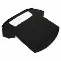 Hecasa Convertible Soft Top Compatible With 1990-june 1993 Ford Mercury Capri Clear Plastic Window Black Sailcloth Vinyl