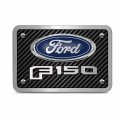 Ipick Image Made For Ford F-150 3d Logo Carbon Fiber Texture Billet Aluminum 2 Inch Tow Hitch Cover