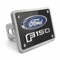 Ipick Image Made For Ford F-150 3d Logo Carbon Fiber Texture Billet Aluminum 2 Inch Tow Hitch Cover