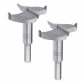 Uxcell Forstner Drill Bits 60mm Tungsten Carbide Wood Hole Saw Auger Opener Woodworking Hinge Drilling Boring Bit Cutter 2pcs