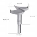 Uxcell Forstner Drill Bits 60mm Tungsten Carbide Wood Hole Saw Auger Opener Woodworking Hinge Drilling Boring Bit Cutter 2pcs