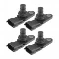 Motoforti Automotive Replacement Crankshaft Position Sensor For Chevrolet Equinox Sport 2009 2008 Plastic 12608424 Black 4pcs 