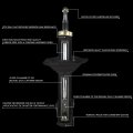 Auto Dynasty For Ford Explorer Sport Trac Oe Style Rear Mild Steel Shock Absorber Gas Strut Black