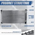 Auto Dynasty Dpi 921 Factory Style 1-row Cooling Radiator Compatible With Buick Electra Lesabre Reatta Riviera Oldsmobile 88 98