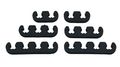 Competition Wire Separator Kit 9728 For 7mm And 8mm Ignitions Black Heat Resistant Plastic Includes 2 3 4 Wire Separators 