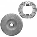 Caltric Rear Brake Drum And Shoes Compatible With Honda Foreman Rubicon 500 Trx500fga 4x4 2004-2008