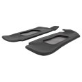 Sun Visor Protector Cover Replacement For 1994-2004 Pu Leather Scratch Stylish Look Easy Installation Black 