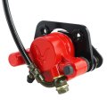 Pro Bat Go Kart Rear Hydraulic Brake Caliper Assembly For Gy6 125cc 150cc 200cc 250cc Scooter Taotao Atv Quad Buggy Roketa Red