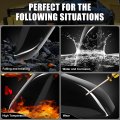 Black Left Driver Side Mirror Cover For 2010 To 2014 Ford Mustang Glossy Abs Plastic Direct Replacement Cap Front Clip On Style