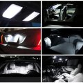 6pcs Interior Led Lights Bulb Kit For 2021 2022 Hyundai Santa Fe Super Bright 6000k Bulbs Glove Box Trunk Cargo Vanity Mirror