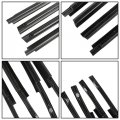 Gxywady 4 Pcs Window Seal Door Belt Molding Weatherstrip Tundra Double Cab Not Crewmax 2007-2020