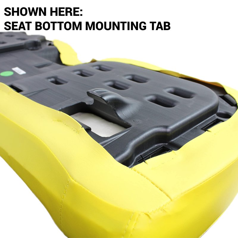 E-am140624 Directfita Yellow Seat Bottom Cushion For John Deere 4x2 Hpx 4x4 Hpx615e Hpx815e Xuv625i Xuv825i Xuv855d Xuv825e