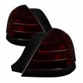 Xtune For Ford Crown Victoria 99-11 Tail Light Pair Red Smoked Alt-jh-fcv98-oe-rsm  