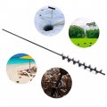 Waltyotur Extended Auger Bit 32 X 2 Inch Pile Hole Excavator For 3 8 Hex Drive Drill Garden Plant Planting Bulbs