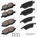 Front And Rear Disc Brake Pad Set D2307 D2308 For Buick Encore Gx 2020 2024 Chevrolet Trailblazer 2021 Ceramic Pads With 