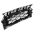 Front Upper Grille Bumper Hood Grill Honeycomb Gloosy Black Replacement For 2023 2024 Hrv