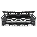 Front Upper Grille Bumper Hood Grill Honeycomb Gloosy Black Replacement For 2023 2024 Hrv
