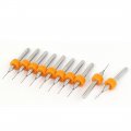 Uxcell 0 4mm Cutting Dia Pcb Print Circuit Board Carbide Micro Drill Bits Tool 10 Pcs